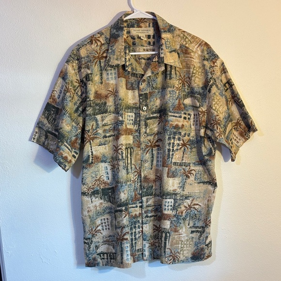 Island Republic XL Tropical Print Hawaiian Men's pocket Shirt - Picture 1 of 7